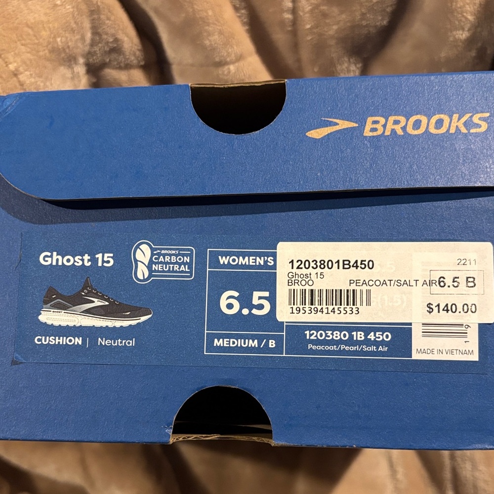 Brooks Ghost 15 Women's Shoes - Peacoat Blue